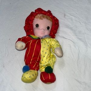 Playskool Vintage Jammie Pies Winkum Red Yellow Doll